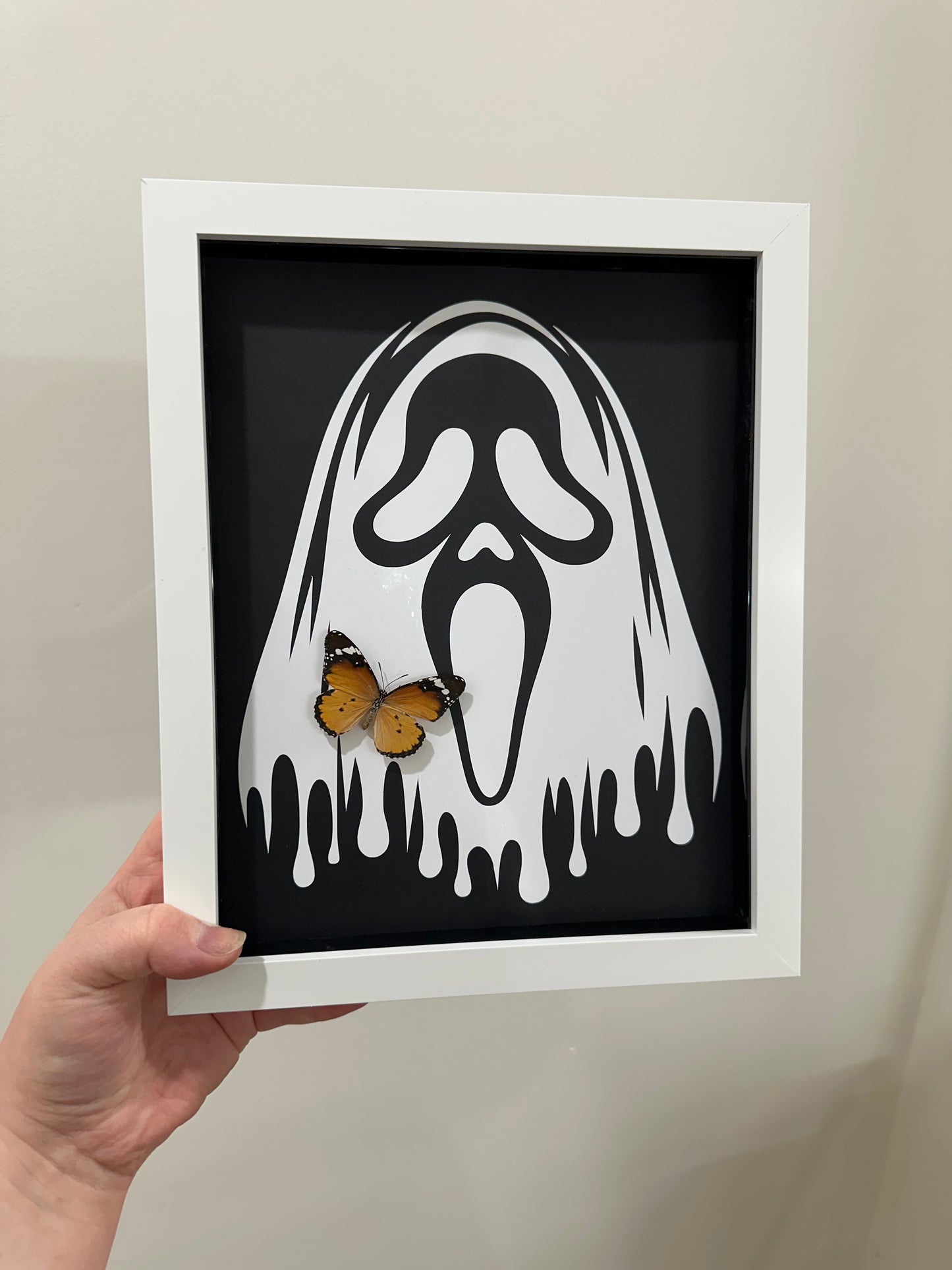 Ghostface with Monarch Butterfly