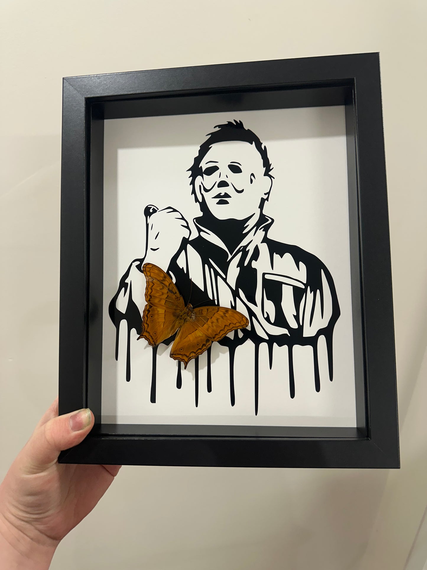 Micheal Myers with Malay Cruiser Butterfly (Vindula Dejone Celebensis - Male)