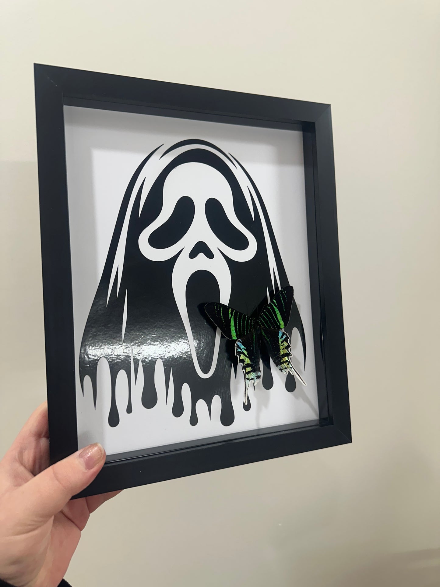 Ghostface with Peacock Moth