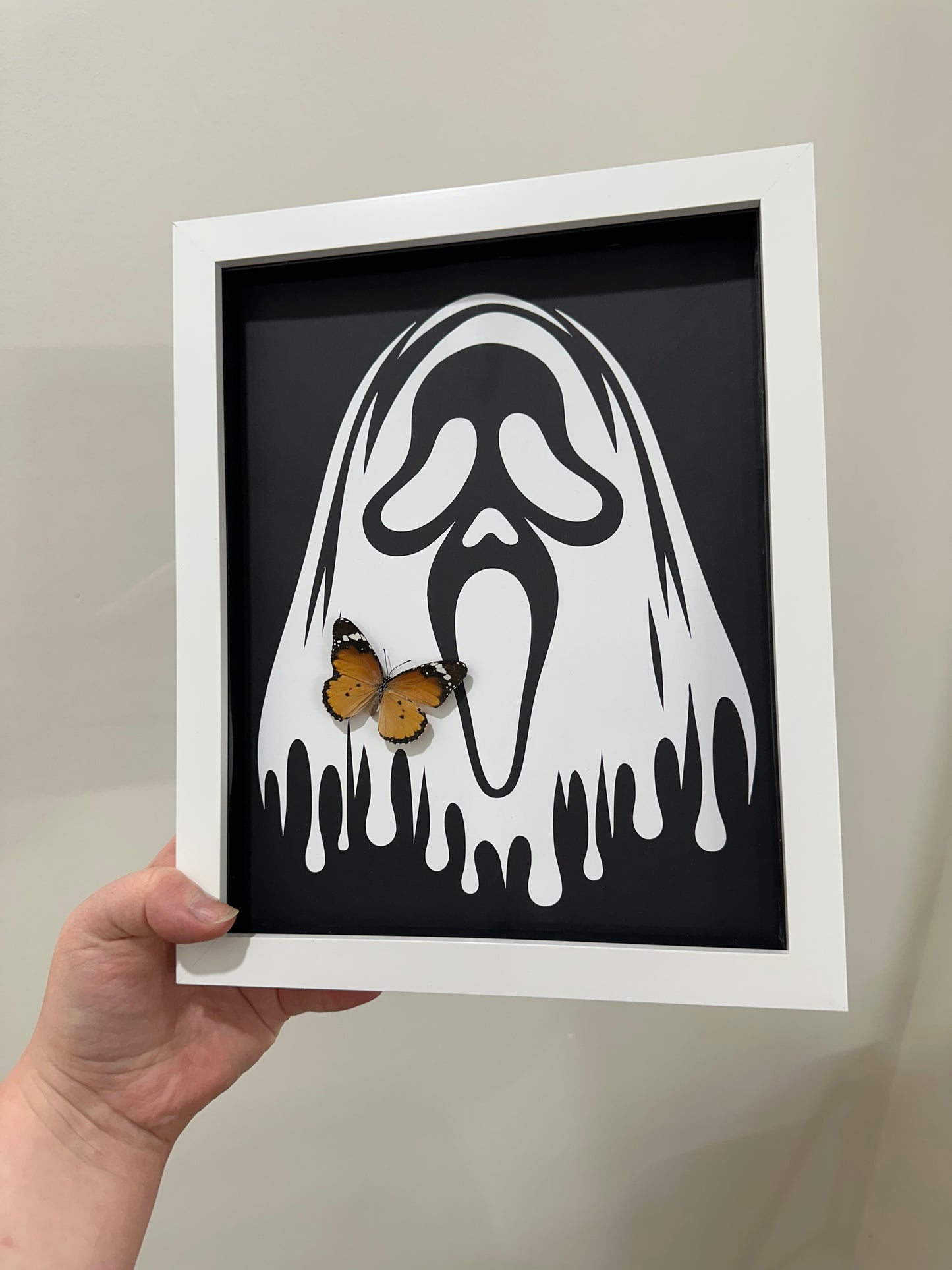 Ghostface with Monarch Butterfly