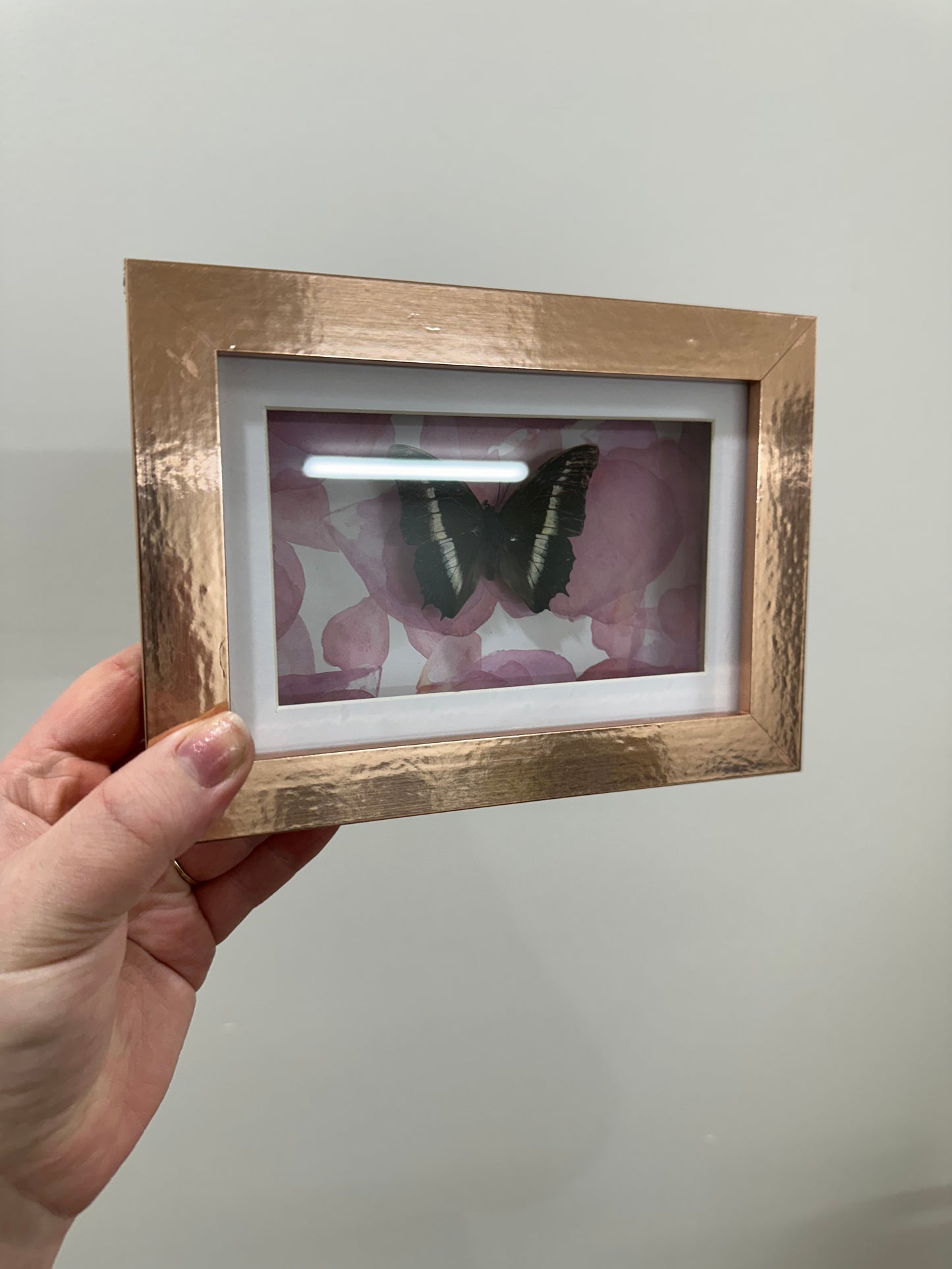 Rose gold frame