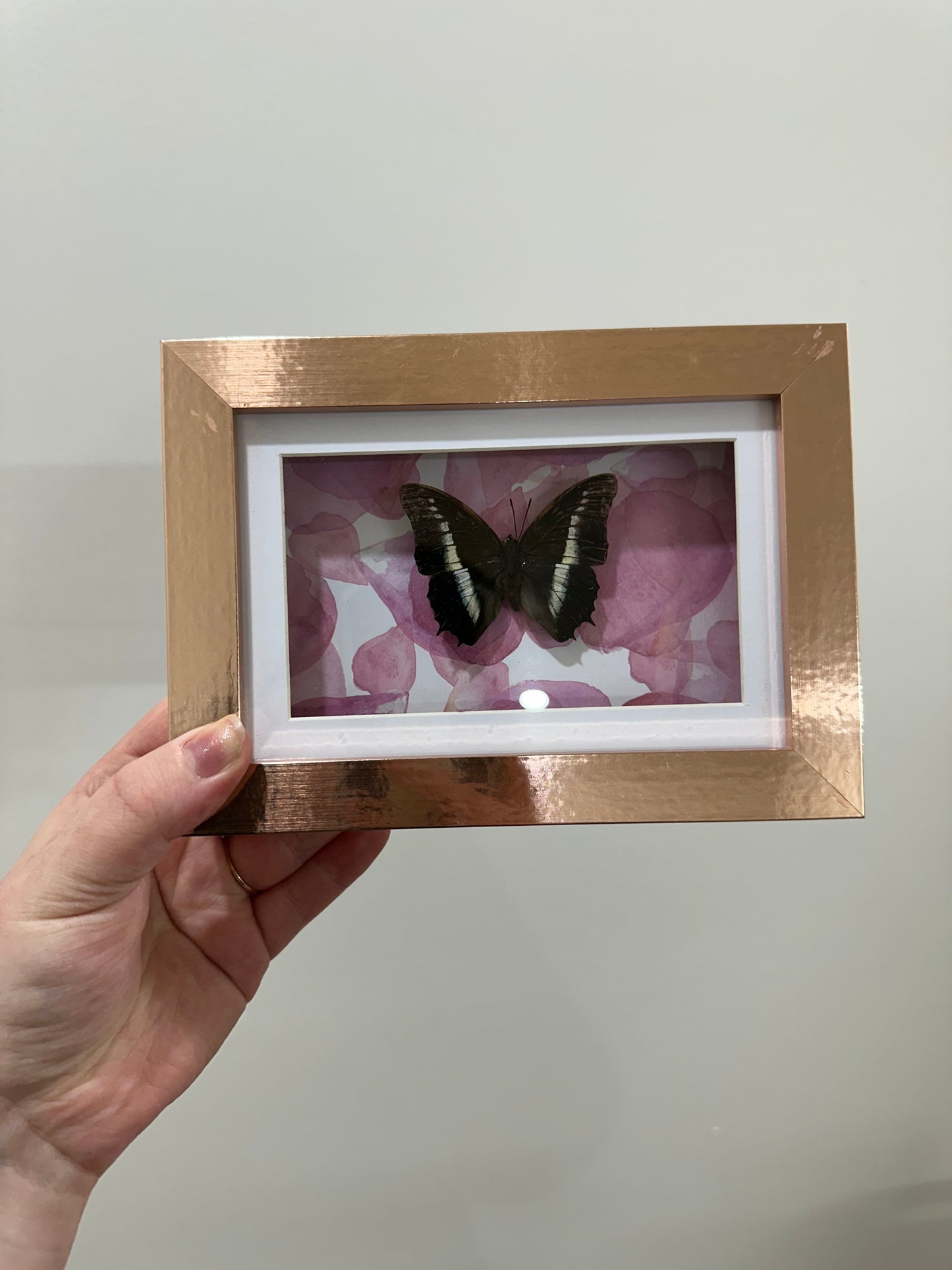 Rose gold frame