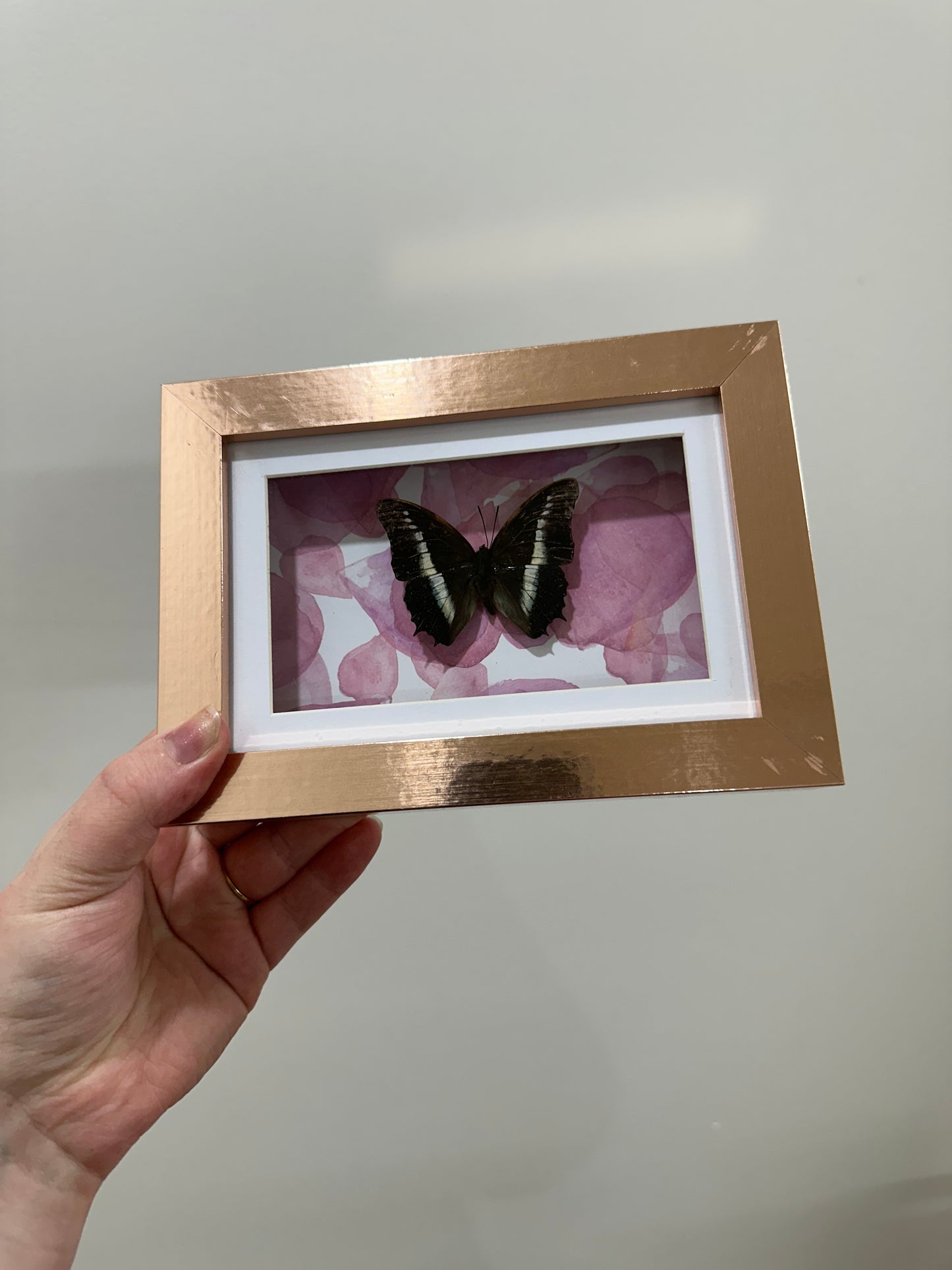 Rose gold frame