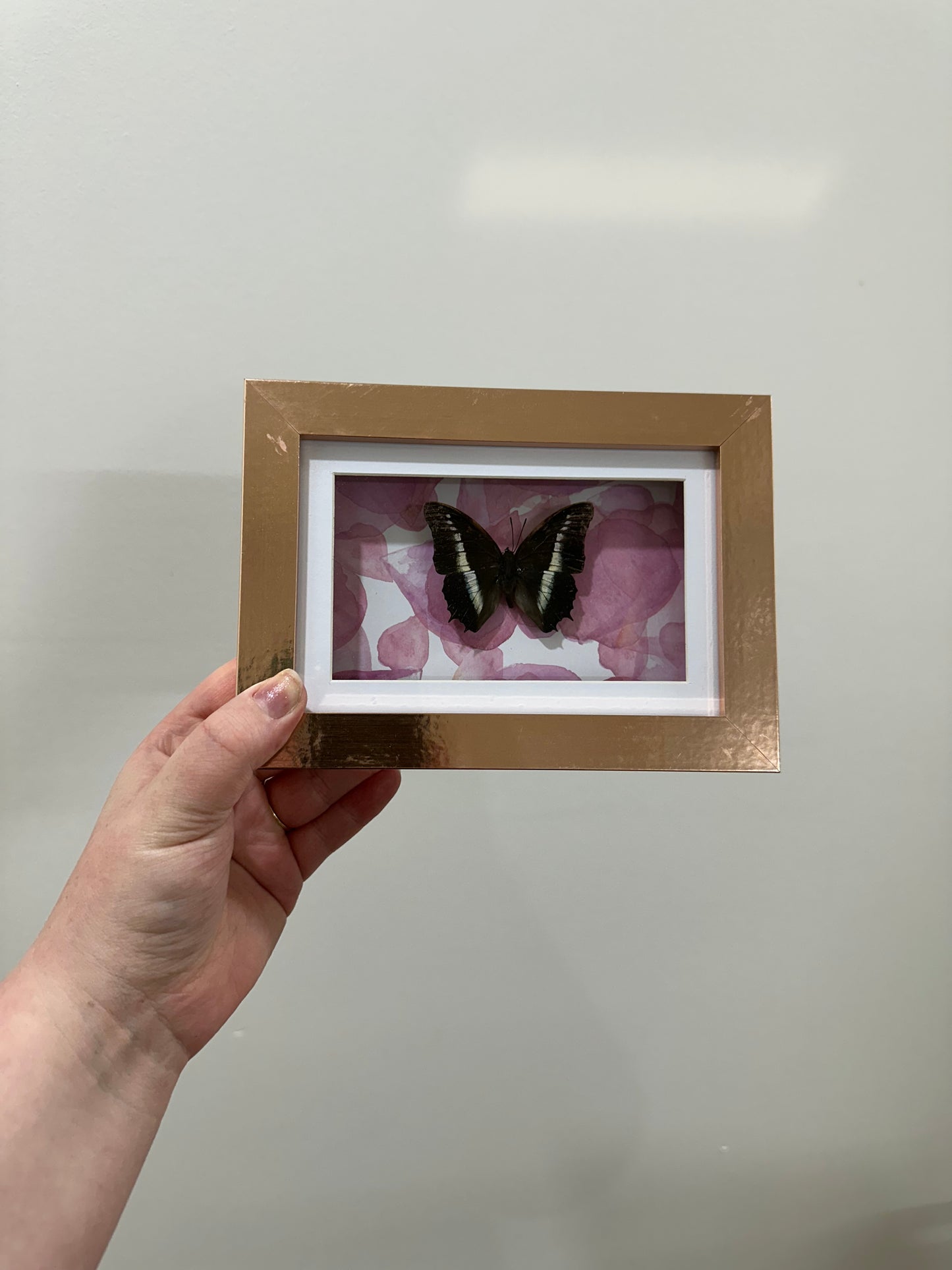 Rose gold frame