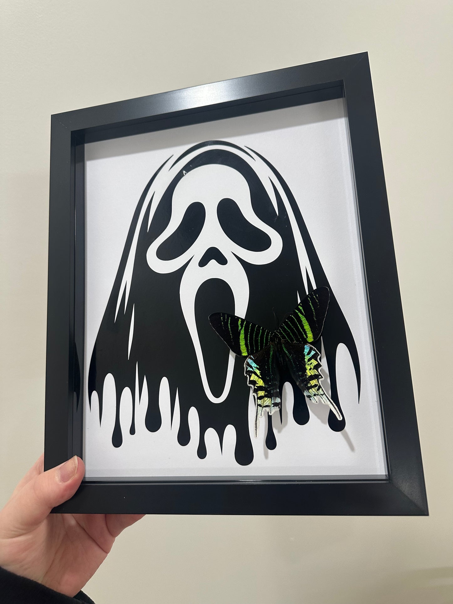 Ghostface with Peacock Moth