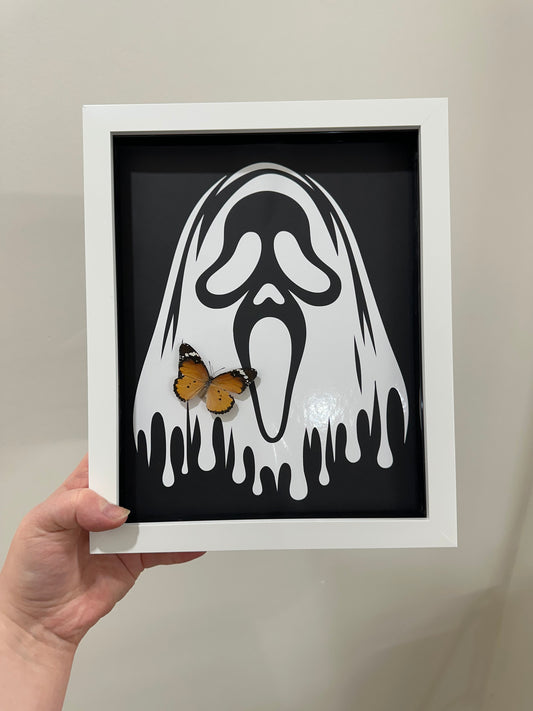 Ghostface with Monarch Butterfly