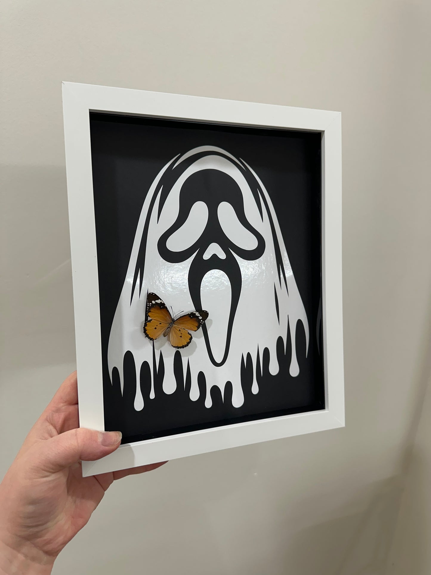 Ghostface with Monarch Butterfly