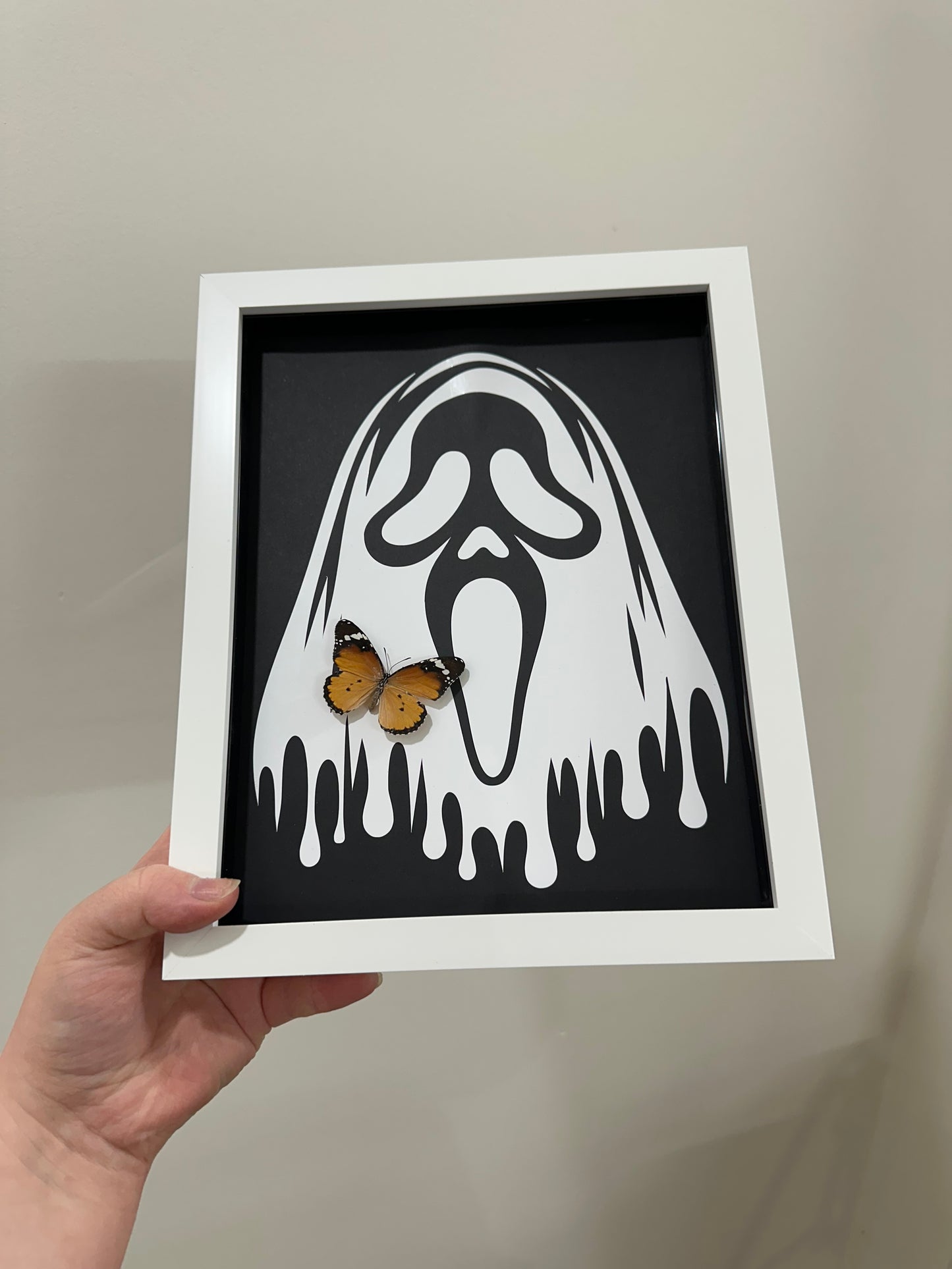 Ghostface with Monarch Butterfly