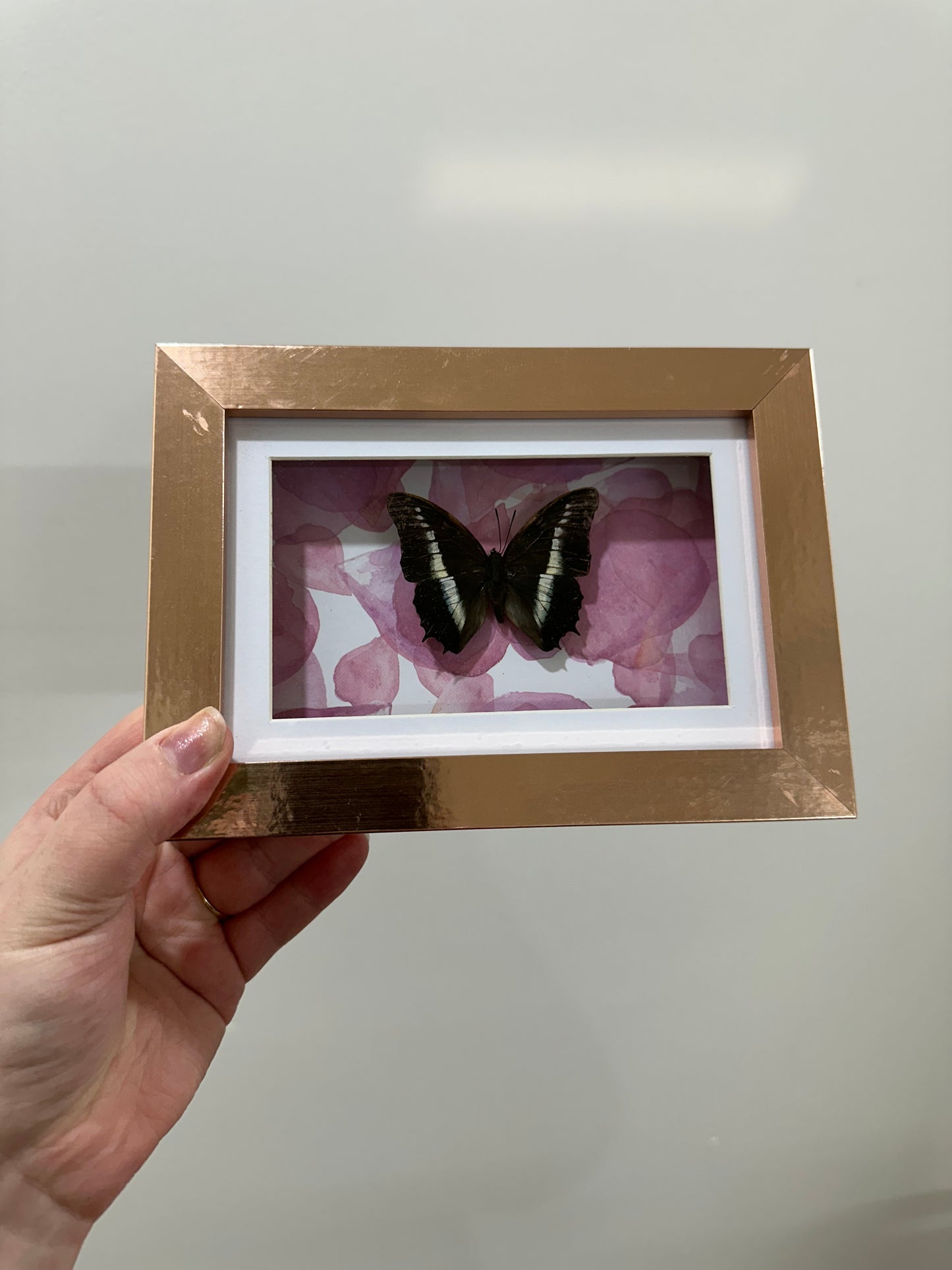 Rose gold frame