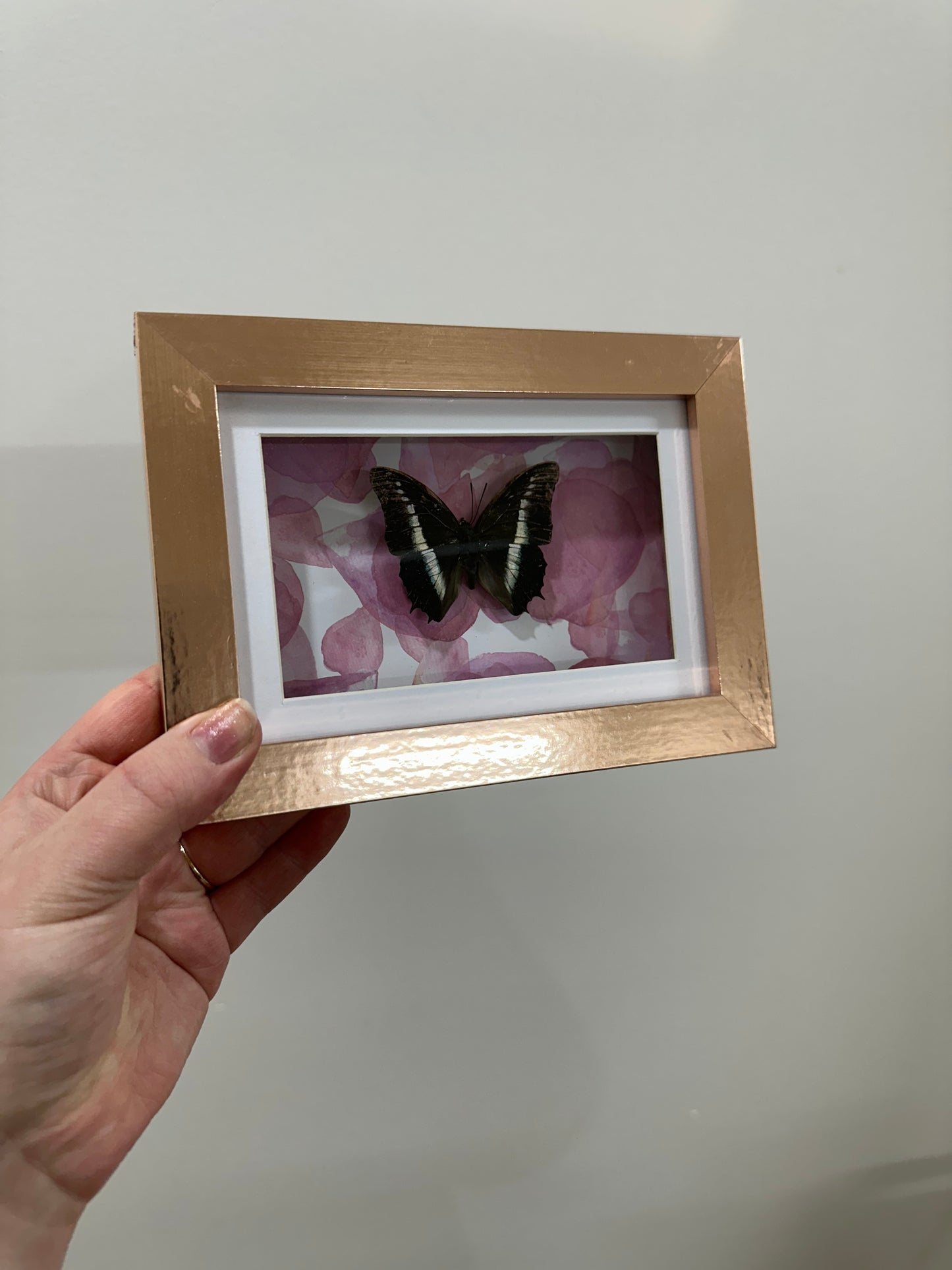 Rose gold frame