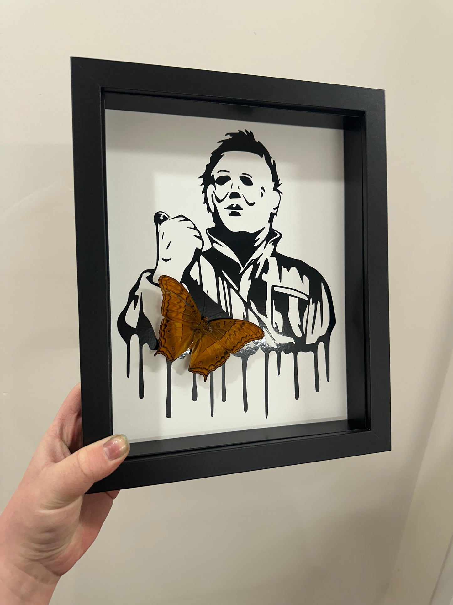 Micheal Myers with Malay Cruiser Butterfly (Vindula Dejone Celebensis - Male)
